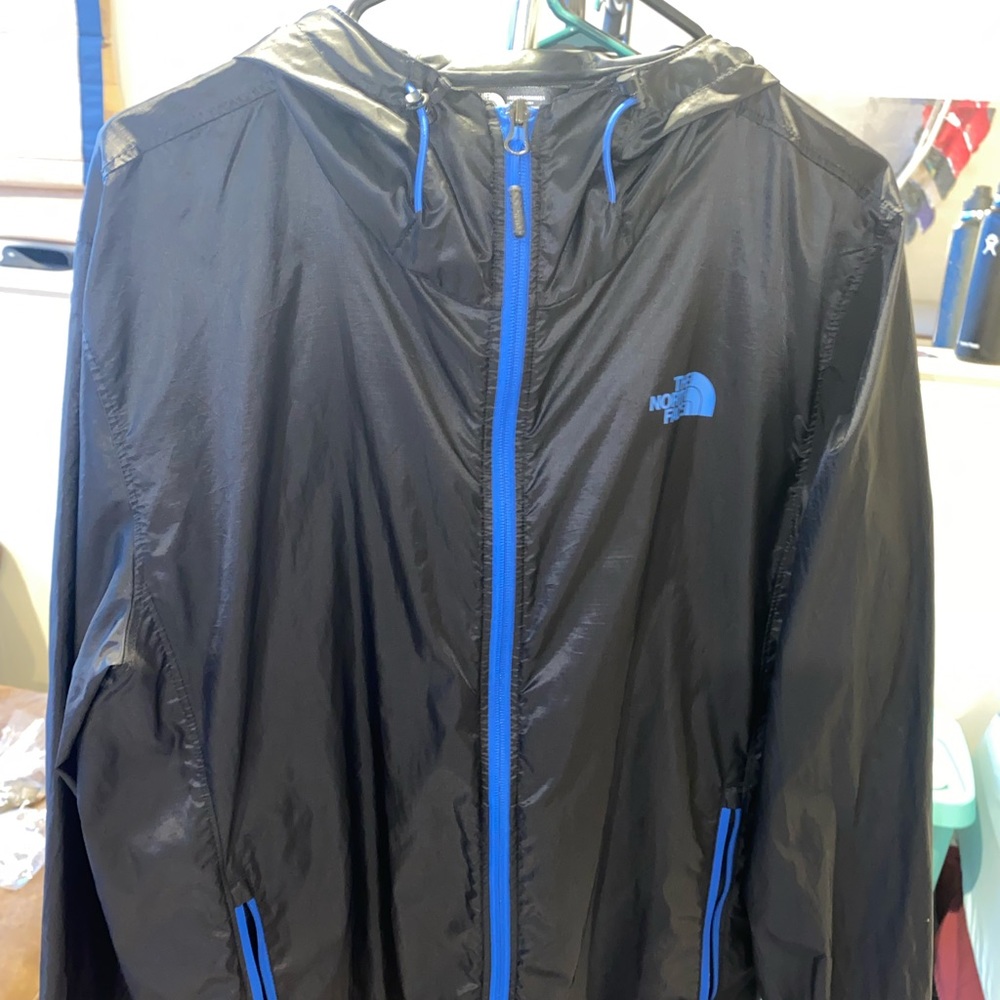 Black North Face Light Windbreaker